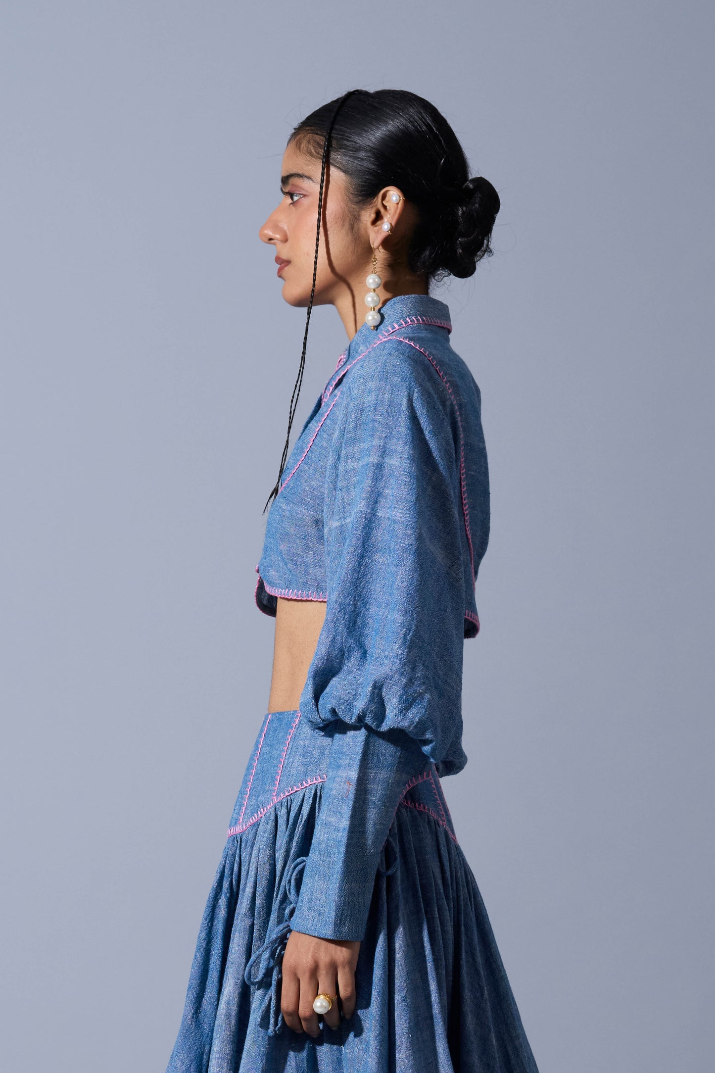 MINI CLIMBER TOP IN LINEN
