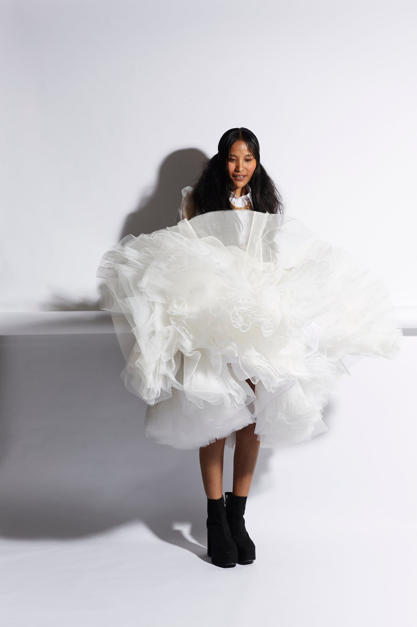 ORGANZA VALLEY SKIRT