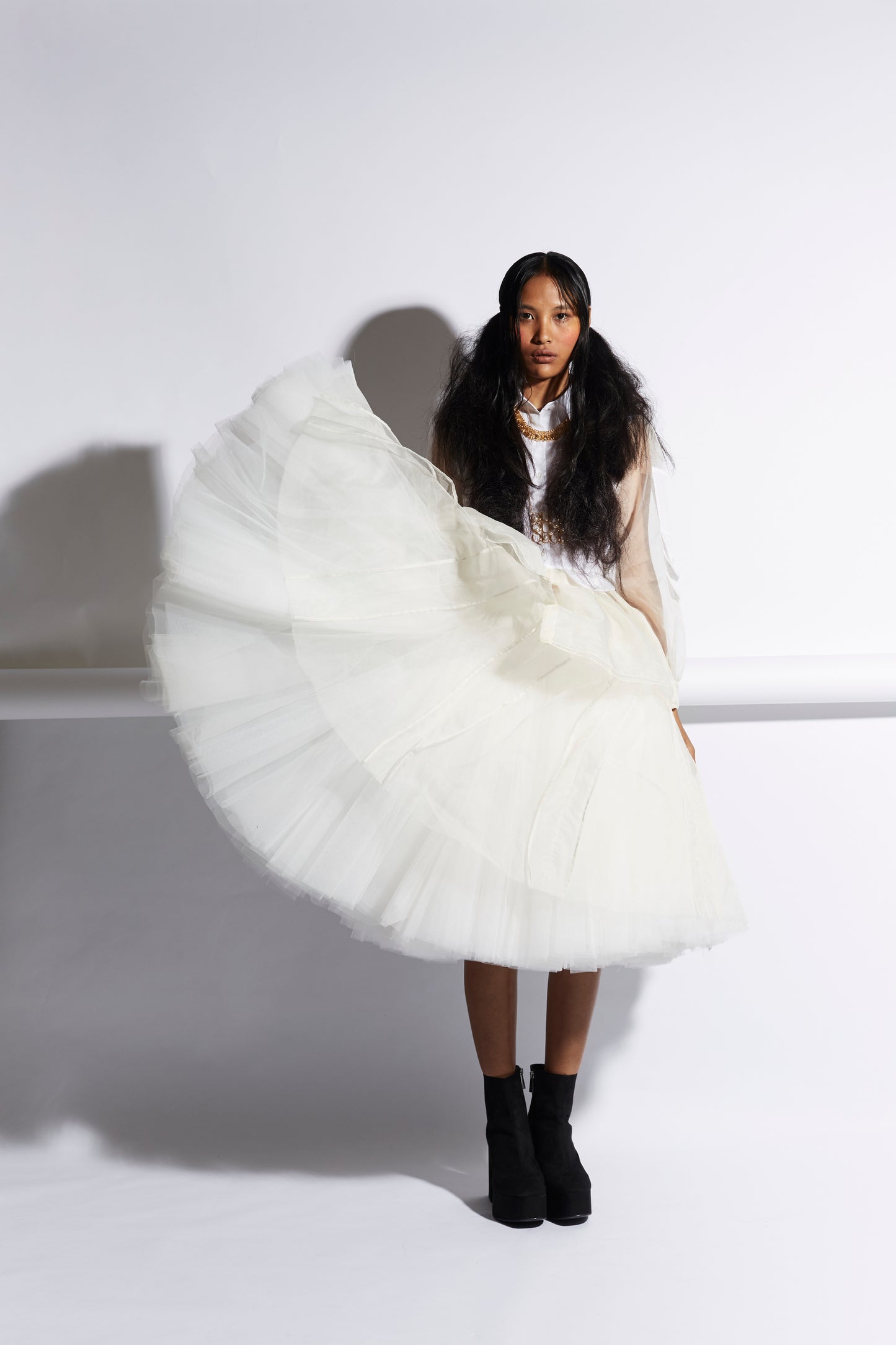 ORGANZA VALLEY SKIRT