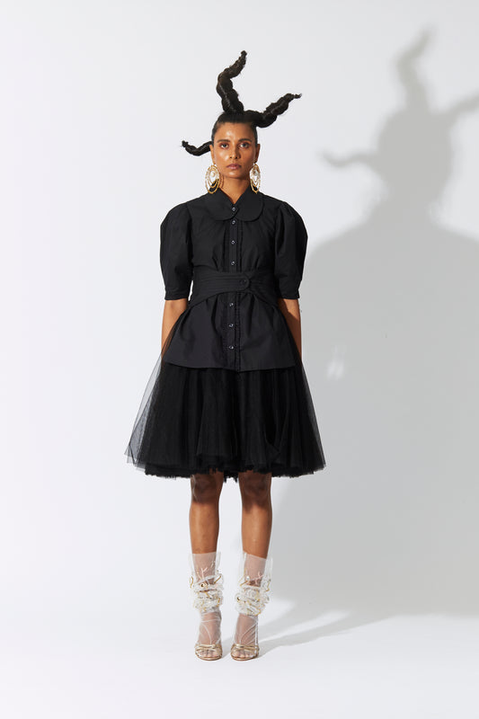 BALLET DRESS IN BLACK